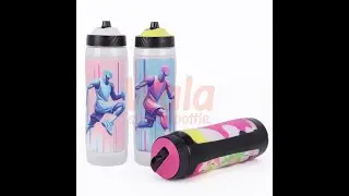 grip handle gatorade style squeeze bottle
