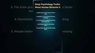 5 Deep Truths About The Human Behavior (Part 5)