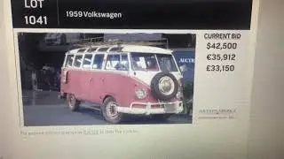 1959 Volkswagen 23 window Double Door bus