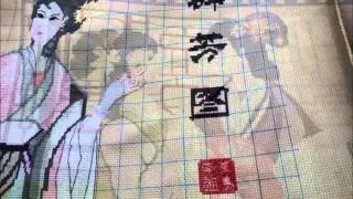 big cross stitch china traditional beauty