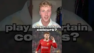 Why Do Football Teams Wear a Certain Colour 🤔