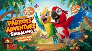 Parrots&rsquo; Adventure Singalong | Fun Nursery Rhyme for Kids | Educational Cartoon Song #kids #parrot