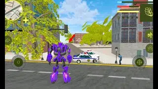 Car Robot Transformer Simulator । Open Futuristic City World । Android Gameplay