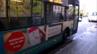 Bussen en Metro's op Rotterdam Zuidplein 03-11-2016