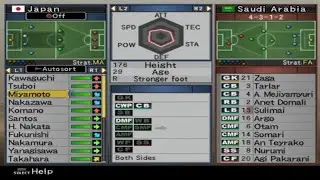 🇯🇵 Japan 2–1 Saudi Arabia 🇸🇦 | PES 6 PS2 Full Match | Takahara Goal