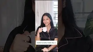 My morning routine with Vedic Tea😃Dabur Vedic Tea honest review #shorts #thisyearblessing