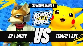 Nouns Bowl 2025: SR | Moky (Fox) vs Tempo | Axe (Pikachu) - SSBM Singles Top 32 Losers Round 4