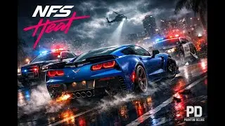 When cops chase Chevrolet Corvette: Part-1 | NFS Heat | Phantom Deluxe