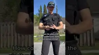 How&rsquo;s cops be when the girl they pulled over starts crying to avoid a ticket #shorts