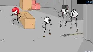 Henry, Ellie and Guards Doing Distraction Dance for 10 Hours