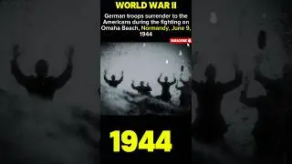 German Troops Surrender on Omaha Beach &ndash; June 9, 1944 #OmahaBeach #DDay #WWII #GermanSurrender