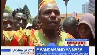 KTN NEWS ANCHOR UNABLE TO CONTROL HERSELF ON LIVE COVERAGE