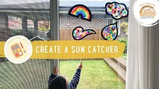 How to make a sun catcher | craft activities with Oskar's Wooden Ark