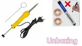 Soldering Iron Desoldering Pump Note Mobelle On Unboxing review Repairing wow 