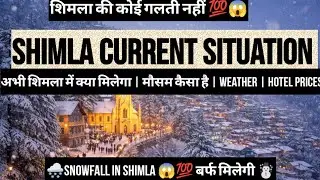 Shimla current situation update on 17 Jan | Shimla weather today | Snowfall | Kufri | Shimla today