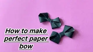 How to make perfect bow #viralvideo #diy #artandcraft #inshot #diycrafts #art with zaryal