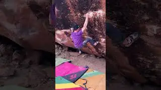 Purple V9// Unaweep Colorado Bouldering
