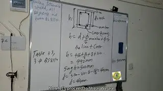 DESIGN OF SINGLY REINFORCED BEAM TO BS8110 - EXAMPLE 1