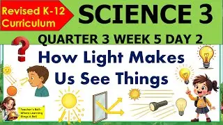 SCIENCE 3 QUARTER 3 WEEK5 DAY 2 REVISED K-12 MATATAG How Light Makes Us See Things