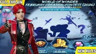 EXPLAIN NEW WOW FEBRUARY CREATION CONTEST IN PUBG MOBILE | NEW EASY RULES | PUBGMWOW | RT.GamChanger