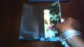 Fendi Checkbook Wallet Used As Agenda/Planner Alternative