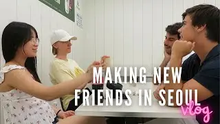 Making new friends, practising Korean and running errands | Vlog [English, Korean]