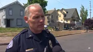 Homeless camp sweep in Vancouver