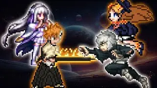 Request | Ichigo Hell Verse & Emilia VS Gabimaru & Abigail | MUGEN 1.1