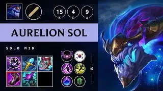 Aurelion Sol Mid vs Mel - KR Master Patch 25.06
