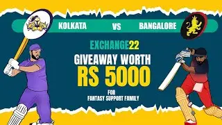 KOL vs BLR Exchange22 Picks | Exchange22 Free Giveaway | KKR vs RCB Match Prediction