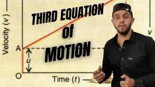 3rd Equation of motion || Third equation of motion|| Physics|| Concept|| Graphical method|#physics