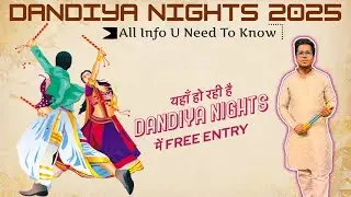 Dandiya Nights 2025 || Dandiya Events In Delhi || Free Entry In Dandiya Nights