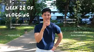 Content creation grind, life in manila 2025, first time getting acne treatment,going out with a girl