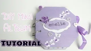 DIY Mini-Album - mit * Ringbindung *   [ tutorial ]