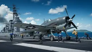 Er startete in Gebiet mit 60 feindlichen Flugzeugen &ndash; und seine Hellcat zerbrach bei der Landung.