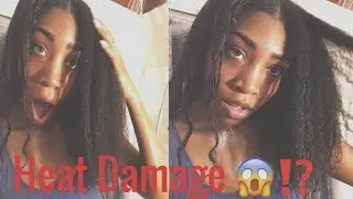 WATCH MY HAIR REVERT FROM STRAIGHT TO CURLY!!