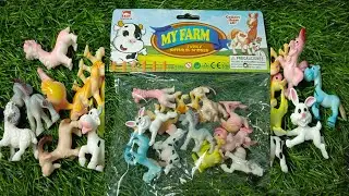 plastic Animals Unboxing| Animals toys collection -small Animal Toys set Unboxing #2@afrinvlogs060