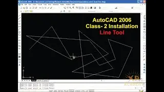 Autocad 2006 Urdu Hindi Tutorial Part 2 Line Tool