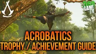 Assassin's Creed Shadows Acrobatics Trophy / Achievement Guide (leap of faith from a grappling)