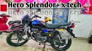Hero Splendor plus x-tech details review video | 2023 Model Splendor x-tech | price mileage features