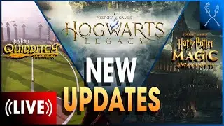 (LIVE) WIZARDING WEDNESDAY - BIG Hogwarts Legacy WEEK and Quidditch Champions EASTER EGGS | Unboxing