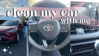 Clean My Car With Me! | Toyota RAV4