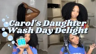 WASH DAY WITH CAROL'S DAUGHTER WASH DAY DELIGHT | HONEST REVIEW | YOU WON'T BELIEVE THIS!!!
