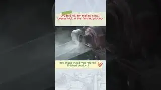 Dry Ball Mill for making sand, bosses can look at the finished product