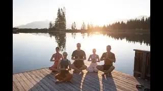 Yoga am Bergsee in Serfaus