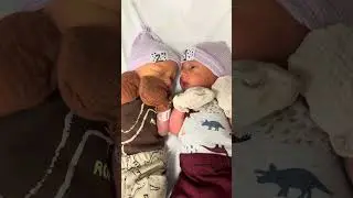 Dean James & Gabriel John, identical twins born the exact same weight and length - 5lbs14 oz & 20 in