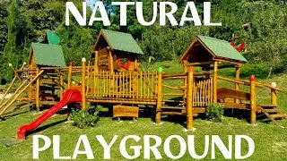 How to build an outdoor NATURAL PLAYGROUND? | Wooden playhouses, climbing frames, swings, slide&hellip;