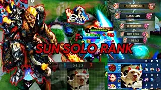 SUN COMBO SKILL / SUN SOLO RANK-MLBB GAMEPLAY ⚔️🔥@VAY-ML