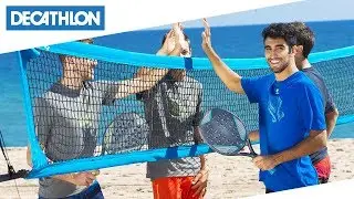 Vol&eacute;e statica - Beach tennis tutorial #5 | Decathlon Italia