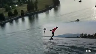 Pumpfoil: Wake thieving at Vanier boat ramp on the KT Atlas 1340